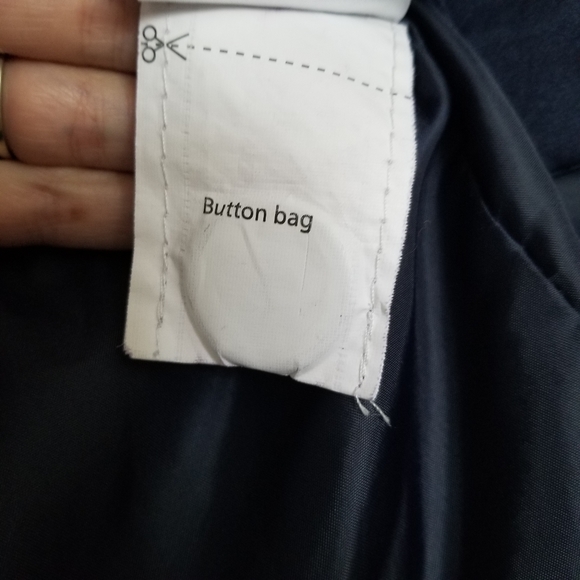 Vero Moda navy blue short trench coat lined - Picture 6 of 10